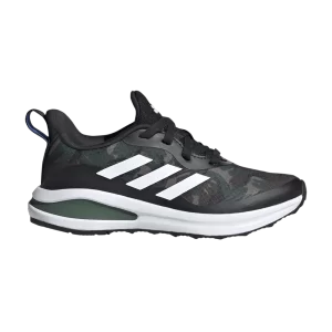 Baskets adidas FortaRun J 'Black Camo' Noir/Blanc Nuage/Vert Oxyde GV9466