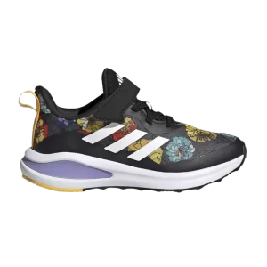 Baskets adidas FortaRun J 'Floral - Black' Noir/Blanc Nuage/Or Bold GZ6007
