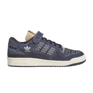 Baskets adidas Forum 84 Low 'Sashiko' Bleu Marine Ombre/Encre Légende/Rouge Vif GX8564