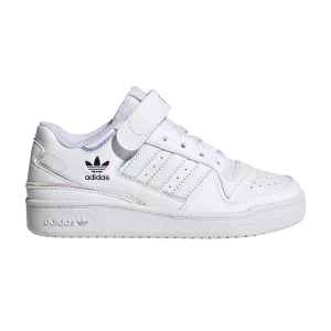 Baskets adidas Forum Low J 'White Iridescent' Nuage blanc/Nuage blanc/Couleur noir GY9254