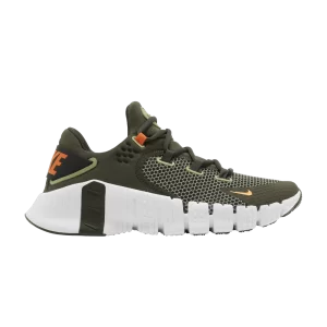 Nike Free Metcon 4 'Cargo Khaki' Kaki cargo/Blanc/Séquoia/Orange sécurité CT3886 301