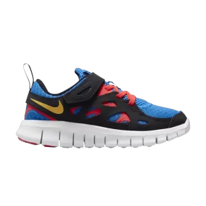 Nike Free RN 2 PS 'Black Photo Blue' Noir/Photo Bleu/Bright Crimson/University Gold DX1789 001
