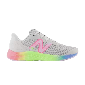 New Balance Fresh Foam Arishi v4 Big Kid 'Light Aluminium Rainbow' Baskets Léger aluminium/Cyber lilas/Rose fluo GPARIKG4
