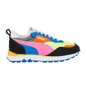 Puma Rider FV Jr 'Future Vintage - Lime Squeeze Royal' Baskets Lime Squeeze/Noir/Royal 386064 04