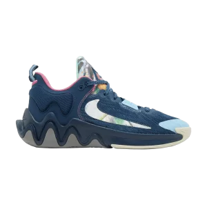 Nike Giannis Immortality 2 SE GS 'Floral' Baskets Bleu Valériane/Pinksicle/Gris/Vert Glow FD0213 400