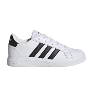 adidas Grand Court 2.0 Big Kid 'Blanc Noir' Nuage blanc/Couleur noir/Couleur noir GW6511
