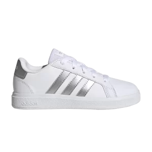 adidas Grand Court 2.0 Big Kid 'Blanc Argent Mat' Blanc Nuage/Argent Mat/Argent Mat GW6506