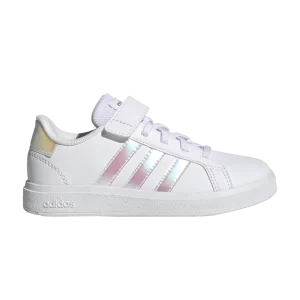 adidas Grand Court 2.0 Petit Enfant 'Blanc Iridescent' Nuage Blanc/Arc-en-ciel/Nuage Blanc GY2327