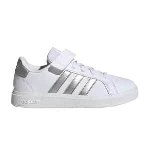 adidas Grand Court 2.0 Petit Enfant 'Blanc Argent Mat' Blanc Nuage/Argent Mat/Argent Mat GW6516