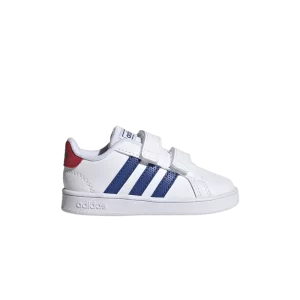 adidas Grand Court I 'White Royal Blue' Baskets Blanc Nuage/Bleu Royal/Rouge Vif GX5749