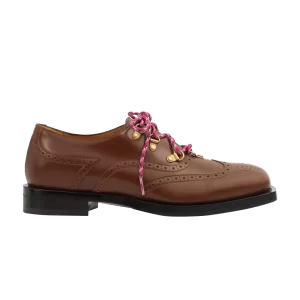 Gucci Baskets Brogue Détail À Lacets 'Marron' Marron 719761 0GQ00 2144