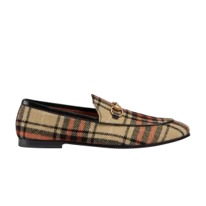 Baskets Gucci Jordaan Loafer 'Tartan' Beige/Orange/Noir 430088 FAATN 9149