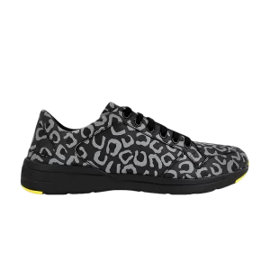 Gucci Reflex 'Leopard – Baskets réfléchissantes noires Gris/Jaune 375083 KSN00 1000