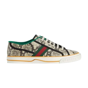 Gucci Tennis 1977 Baskets 'Snakeskin' Neutre 717592 AAA3U 9753