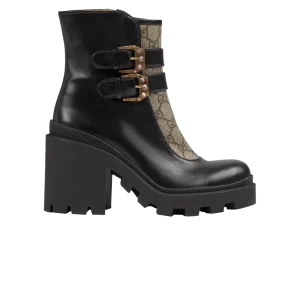 Baskets Gucci Wmns Ankle Boot 'Boucles – Noir Beige 'Noir/Beige/Ébène 701100 UVV20 1182