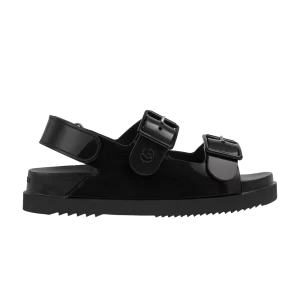 Gucci Wmns Mini Double G Sandal 'Noir' Baskets Noir 660243 J8700 1000