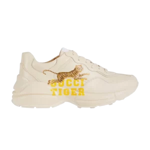 Gucci Wmns Baskets Rhyton 'Gucci Tiger' Ivoire 687626 DRW00 9522