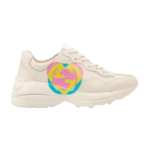 Gucci Wmns Rhyton 'Heart - Ivoire 'Baskets Ivoire 692931 DRW00 9522