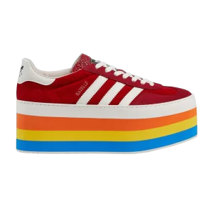 Gucci x Wmns Baskets Gazelle 'Red Velvet' Velours rouge 707871 9STU0 6360