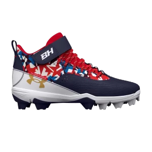 Under Armour Harper 7 Mid RM GS 'USA' Baskets Midnight Fleet/Rouge 3025599 400