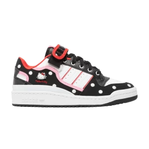 adidas Hello Kitty x Wmns Forum Low 'Polka Dot' Baskets Couleur noire/Nuage blanc/Couleur rose du bonheur GW7167