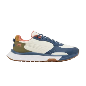 Puma Helly Hansen x Wild Rider 'Intense Blue White Asparagus' Baskets Bleu intense/Blanc asperge 382337 01