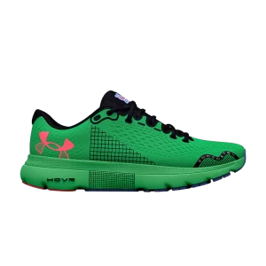 Under Armour HOVR Infinite 4 'Easy Day' Baskets Vert Extrême/Rouge Blitz 3026081 300