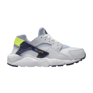 Nike Huarache Run GS 'Football Grey Volt' Blanc/Bleu noirci/Volt/Gris football DV3479 100