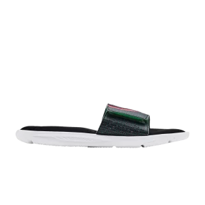Under Armour Ignite 6 Graphic Strap Slide 'Black Cerise' Noir/Cerise 3024450 004