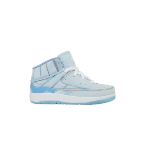 J. Balvin x Air Jordan 2 Retro SP TD Baskets Bleu Célestine/Multicolore/Blanc DQ7692 419