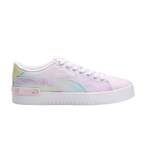Puma Jada Big Kid 'Pastels' Baskets Rose Dame/Vert Hazy/Jaune Frais 385440 01