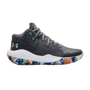 Under Armour Jet '21 GS 'Pitch Grey Antifreeze' Baskets Pitch Grey/Antifreeze 3024794 111