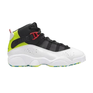 Air Jordan 6 Rings PS 'His Airness' Noir/Team Orange/Kumquat/Blanc 323431 038