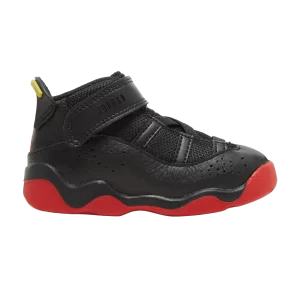 Air Jordan 6 Rings TD 'Bred' Noir/Blanc/Jaune Strike/Rouge université 323420 063