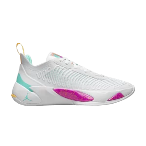 Air Jordan Luka 1 PF 'Imaginarium' Baskets Blanc/Turquoise Dynamique/Orange Laser/Rose Feu DQ6510 164