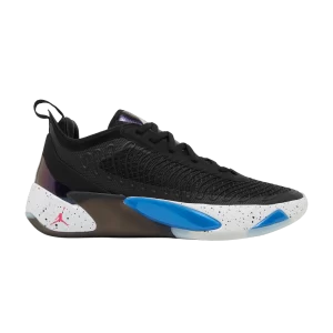Air Jordan Luka 1 PF 'No Translation' Noir/Argent Métallique/Bleu Signal FB1800 004
