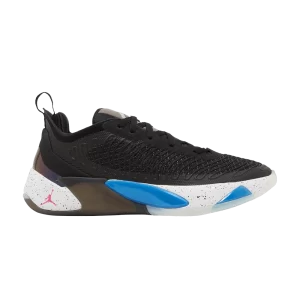 Air Jordan Luka 1 'No Translation' Baskets Noir/Argent Métallique/Bleu Signal FB1801 004