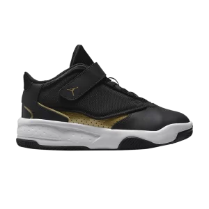 Air Jordan Max Aura 4 PS 'Black Metallic Gold' Noir/Blanc/Or Métallique DQ8403 071