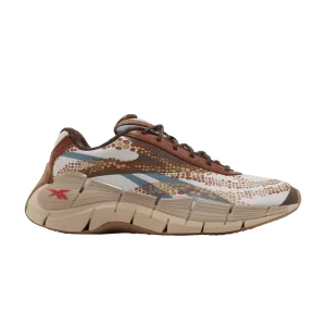 Reebok Jurassic World x Zig Kinetica 2.5 'Atrociraptors' Baskets Gris Stark/Tourbe S18-R/Marron Grizzly HQ6263