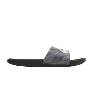 Nike Kawa SE Slide GS 'Black Pure Platinum Camo' Noir/Noir/Pure Platine DN3970 001