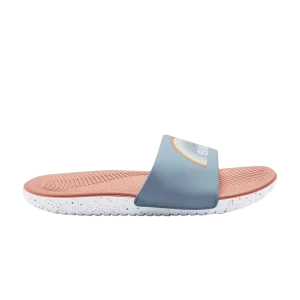 Nike Kawa Slide SE GS 'Rainbow' Bleu usé/Blanc/Crimson Bliss/Racine Madra claire DM1251 400