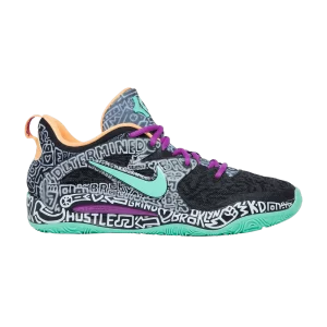 Nike Timothy Goodman x KD 15 EP 'Brooklyn Courts' Baskets Gris loup/Hyper Royale/Crème pêche/Framboise clair DM1054 005