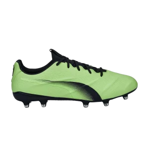 Puma King Platinum 21 Vegan FG AG 'Fizzy Light Black' Baskets Effervescentes Lumière/Asphalte/Noir 106675 03