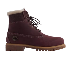 Timberland Kith x 6 Inch Premium Shearling Boot 'Bourgogne' Bourgogne TB0A2PA2 506