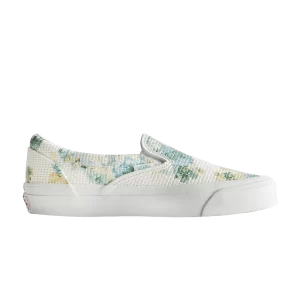 Vans Kith x OG Classic Slip-On LX 'Vintage Roses' Baskets Turtledove VN0A32QNDJR