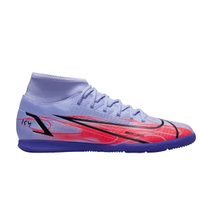 Nike Kylian Mbappé x Mercurial Superfly 8 Club IC 'Flames' Baskets Chardon/Cramoisi brillant/Argent métallique DB2863 506
