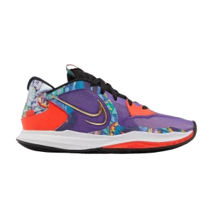 Nike Kyrie Low 5 'Jewell Loyd' Noir/Grape d'action/Cramoisi brillant/Or métallique DJ6012 002