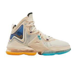 Nike LeBron 19 EP 'MPLS Lakers' Blanc Perle/Or Université DC9341 200
