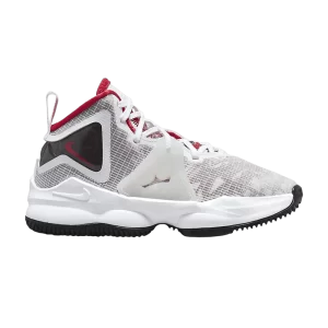 Nike LeBron 19 PS 'Sketch' Baskets Blanc/Noir/Rouge université DD0421 101