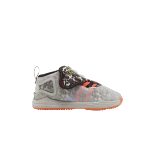 Nike LeBron 19 TD 'Fast Food' Gris brume/Orange total/Cramoisi brillant/Vert Roma DD0417 001